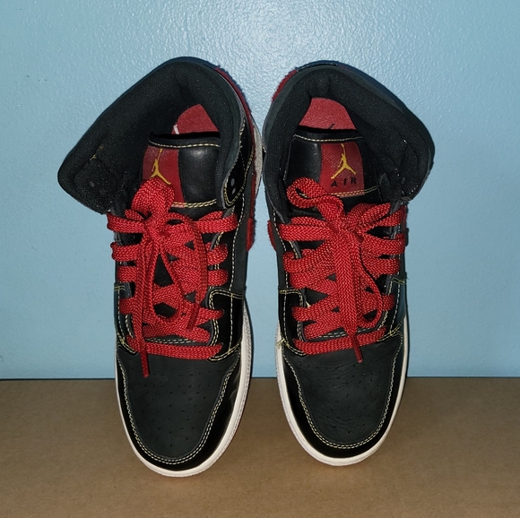 Nike Jordan 1 Mid Phat Premiere Maize 7Y - Picture 4 of 10